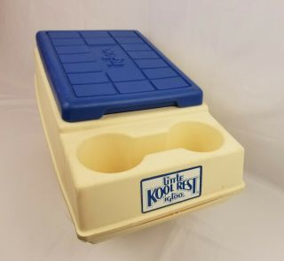 Vintage Igloo Little Kool Rest Cooler Cup Holder Arm Rest Car Ice Chest