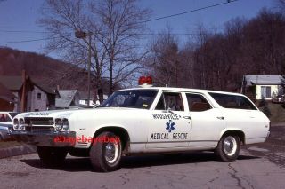 Fire Apparatus Slide - 69 Chevy Rescue Wagon = Rouseville Pa