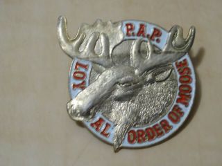 Vintage Loyal Order Of Moose Pap Lapel Pin