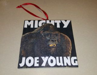 Bill Paxton Disney Pictures Mighty Joe Young Movie Gorilla Resin Ornament 1998