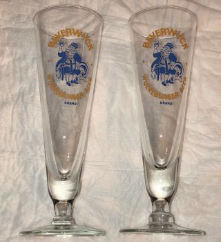 Vintage Beverwyck Draft Beer Glass