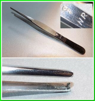 Wwii German Aesculap Medical Surgical Tweezers Pincers Vintage Gift For Doctor 