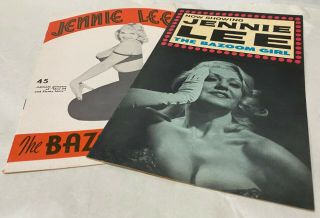 Vintage Girlie / Burlesque / Stripper Jennie Lee " The Bazoom Girl " Scarce