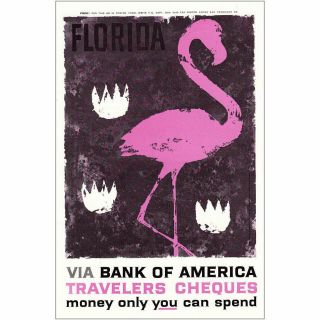 1959 Bank Of America: Florida Vintage Print Ad