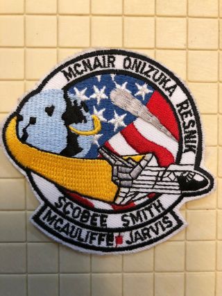 NASA McNAIR ONIZUKA RESNIK SCOBEE SMITH McAULIFFE JARVIS SPACE SHUTTLE PATCH 2