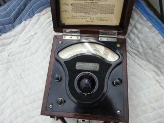 Antique General Electric Ac Voltmeter Schenectady Ny1944 Electrical Testing Ge