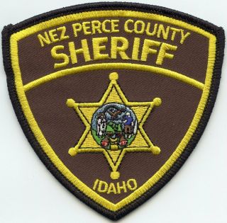 Nez Perce County Idaho Id Sheriff Police Patch