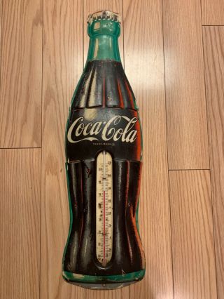 Coca - Cola Thermometer Vintage - - Length 29.  5 Inches - No Bends