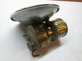 Vintage Justrite Carbide Lamp Lantern Miner’s Headlamp Coal Mining Light