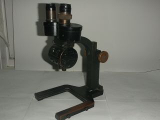 Antique Bausch & Lomb Microscope Pat.  1927