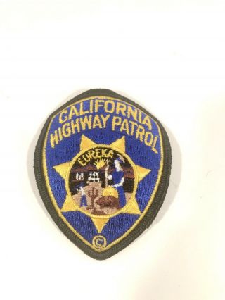 California - California Highway Patrol Eureka Ca State Police Patch Chips Chp