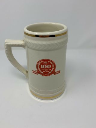 Dr Pepper 100 Years Ceramic Mug 1885 1985 Rare