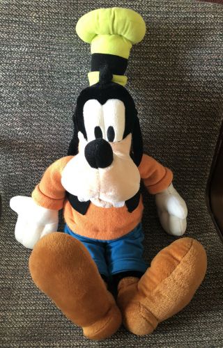 Walt Disney World Goofy 24” Jumbo Plush Stuffed Animal Disney Parks Collectible