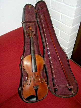 Vintage.  Carl Vulzar.  Violin.  Made In Germany