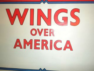 Vintage Paul McCartney wings over america tour poster 30 