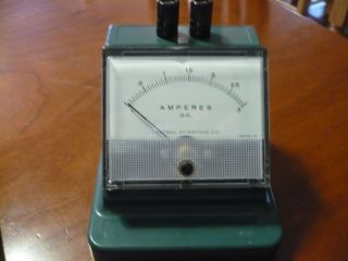 Vintage Dc Meter - Central Scientific 0 - 3 Steampunk? 1960 