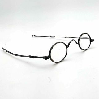 Coin Silver Pre - Civil War Era Strong Reading Glasses Optometry Optical