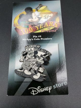 Disney Store 100 Years Of Dreams Pin 9 Mickey 