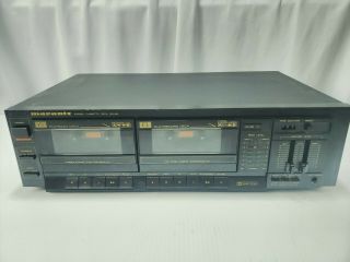 Vintage Marantz Stereo Dual Cassette Deck Player Sd - 160 Recorder Black