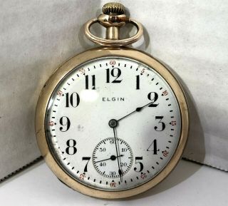Vintage Elgin National Watch Company 7 Jewel Pocket Watch - Well