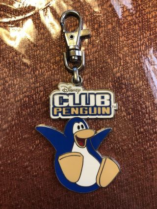 Disney Club Penguin Lanyard Key Chain