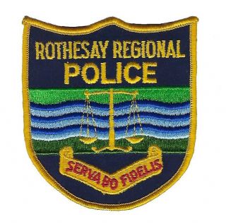 Rothesay Regional,  Brunswick,  Canada Police Patch