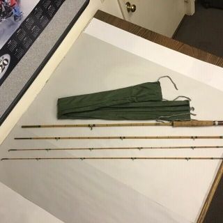 Holen 80 Three Piece 9 1/2 Foot Vintage Bamboo Fly Rod