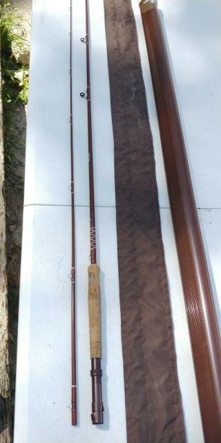 Vintage Fenwick Fly Rod,  Ff806 8’ 3 1/8oz No.  6 Line With Hard Case And Bag