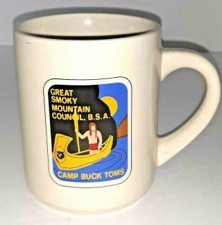 Boy Scouts Of America Coffee Mug Camp Buck Toms Great Smoky Mountain Council