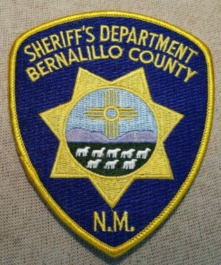 Nm Bernalillo County Mexico Sheriff Patch