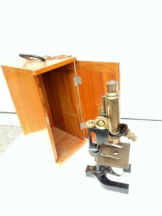 Vintage - Antique Bausch & Lomb Optical Microscope,  From Usc