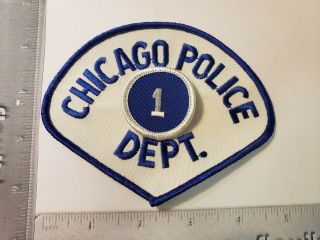 1st District Central Chicago Police Department Officer Patch Illinois Re Pop