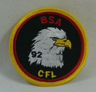Three Fires Council Camp Freeland Leslie Cfl 1992 Patch Boy Scouts Of America