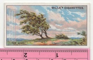 Wind Formation Atmospheric Pressur Differential 90,  Y/o Ad Trade Card