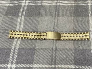 Vintage Omega No.  12 18mm Gold Plated Watch Band