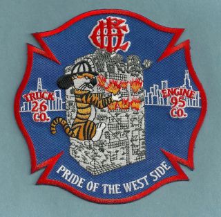 Chicago Fire Department Engine 95 Truck 26 Company Patch
