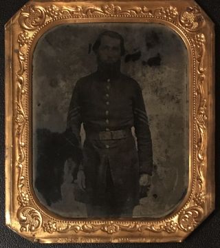 Civil War Union Sergeant Vintage Tintype