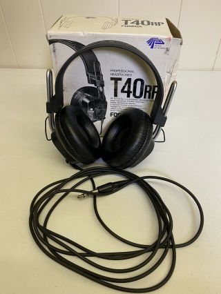 Vintage Fostex T40rp Professional Studio Closed Back Headphones