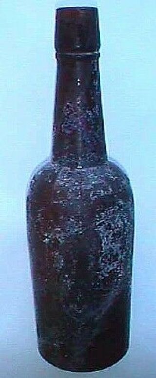 Antique ABBOTT ' S BITTERS BALTIMORE bottle BIM hand blown early example 3