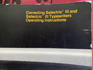 Vintage IBM Correcting Selectric III Electric Typewriter -. 2