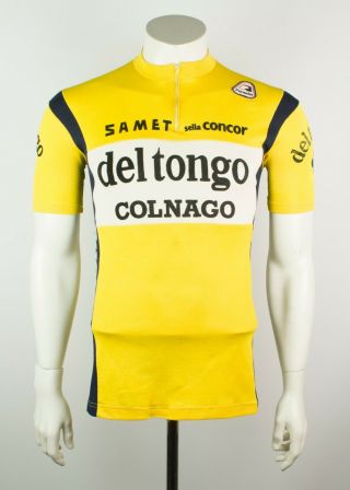 Vtg 70s Parentini Del Tongo Cycling Jersey Size M - L Colnago Concor Samet Heroic