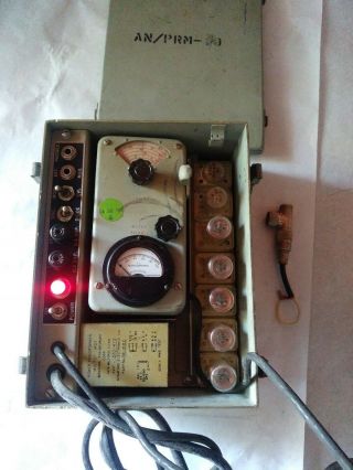 An/prm - 10 Vintage Electronic Test Oscillator Set Us Navy