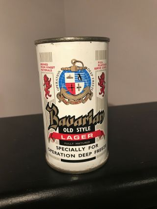 Bavarian Old Style Lager Flat Top Beer Can