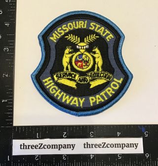 Vtg Missouri State Highway Patrol Trooper Police Patch Mo