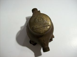 Vintage Rockwell Brass Water Meter 5/8 " Usa,  Steampunk