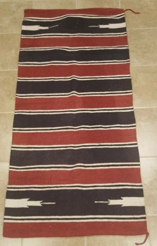 Vintage Black And Red Saddle Blanket