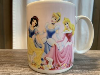 Disney Princess Coffee Mug Cup Cinderella,  Snow White,  Sleeping Beauty By Gibson