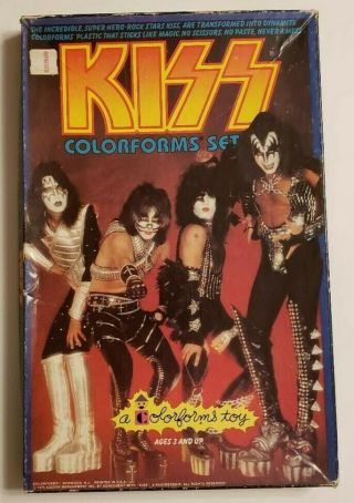 Kiss Vintage Colorforms 1979 In - Complete