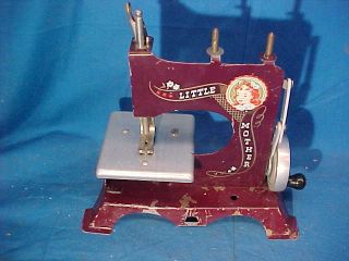 Orig 1930s Little Mother Child Toy Sewing Machine