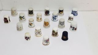 20 Old Thimbles - For Sewing - Porcelain - Wedgwood - Limoges - Others - 5